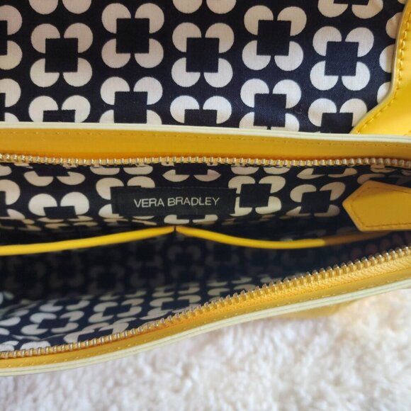 Vera Bradley Yellow Small bag with magnet lid - Picture 3 of 3